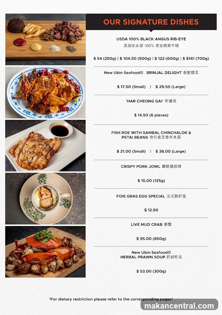 OUR SIGNATURE DISHES