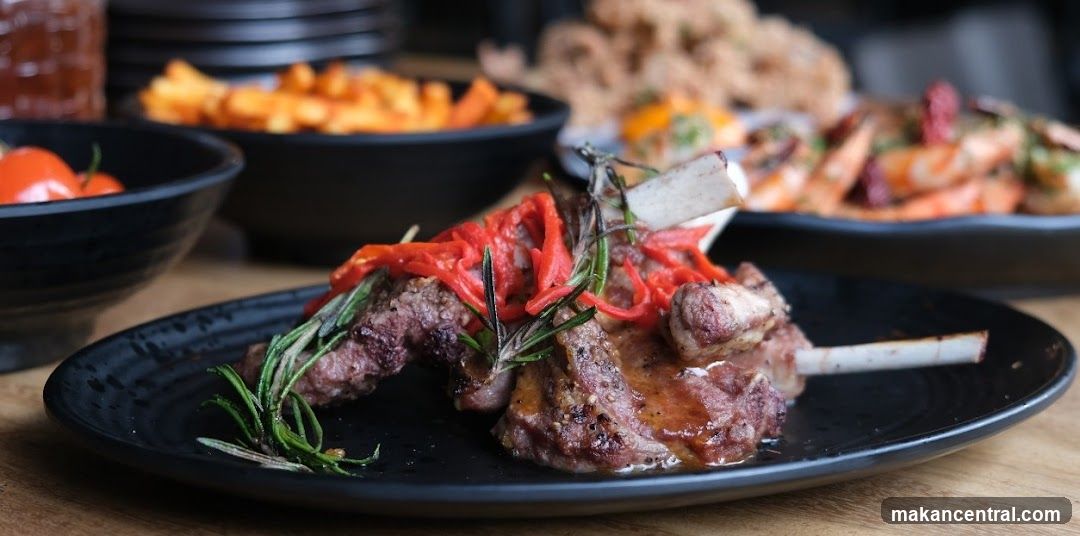 Lamb Chops with Sides