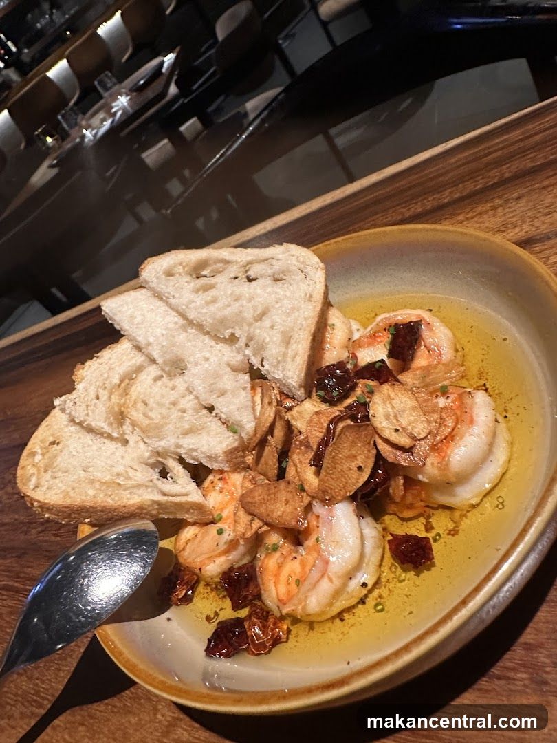 Shrimp with Garlic and Bread