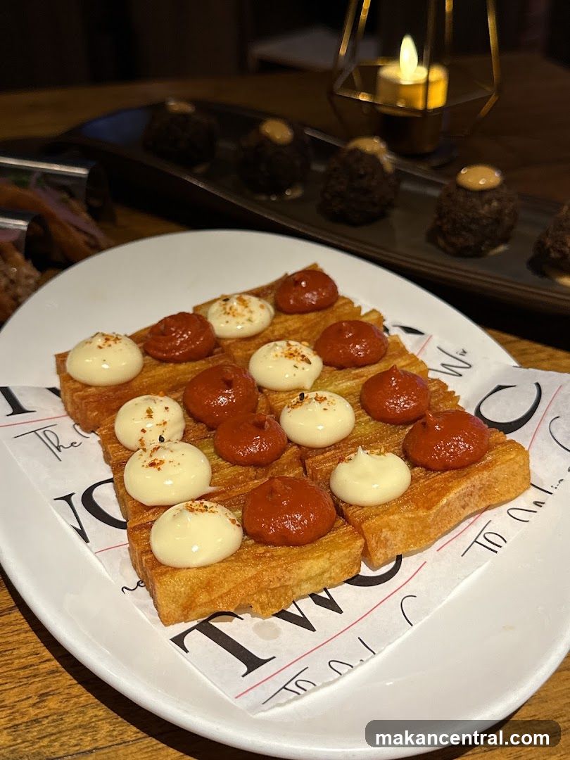 Fried Potato Bites with Toppings