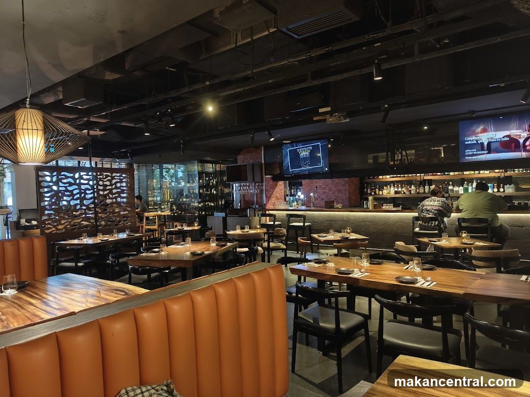Restaurant Interior with Bar
