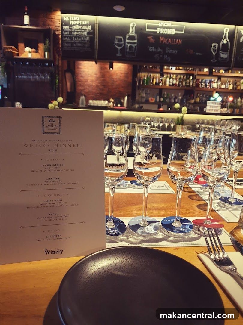 Whisky Dinner Menu