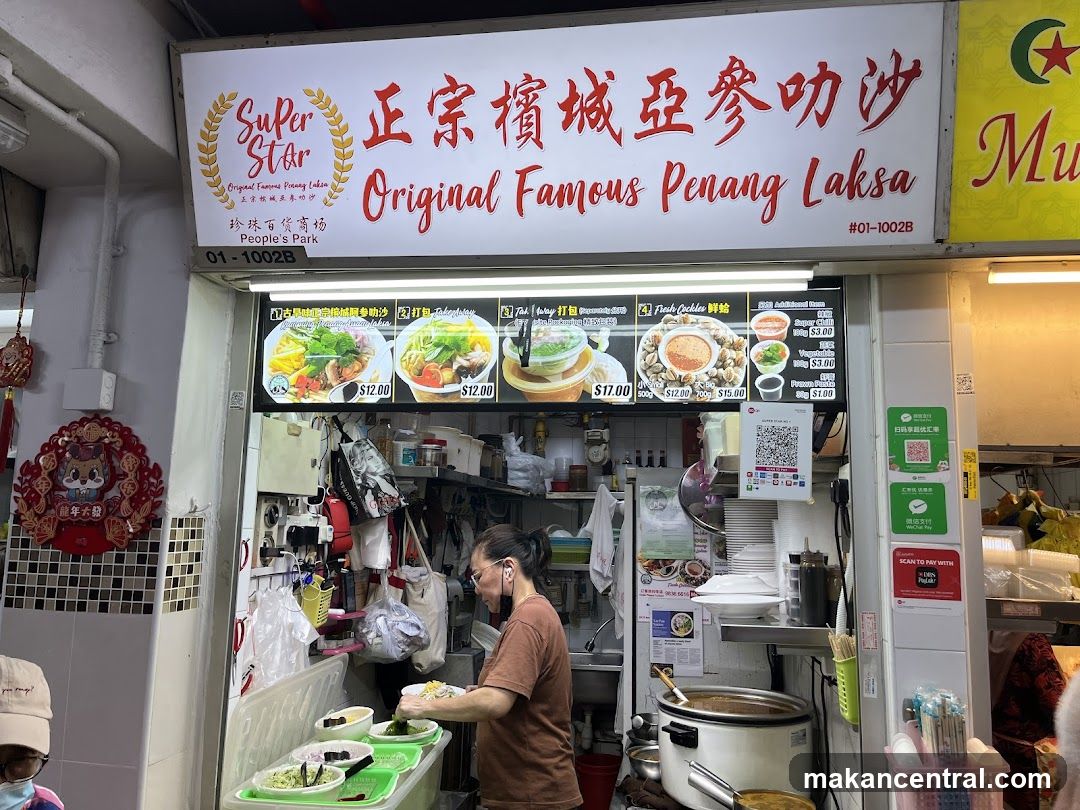 Super Star Original Famous Penang Laksa Stall