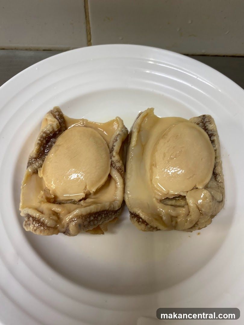 Cooked Abalone on Plate