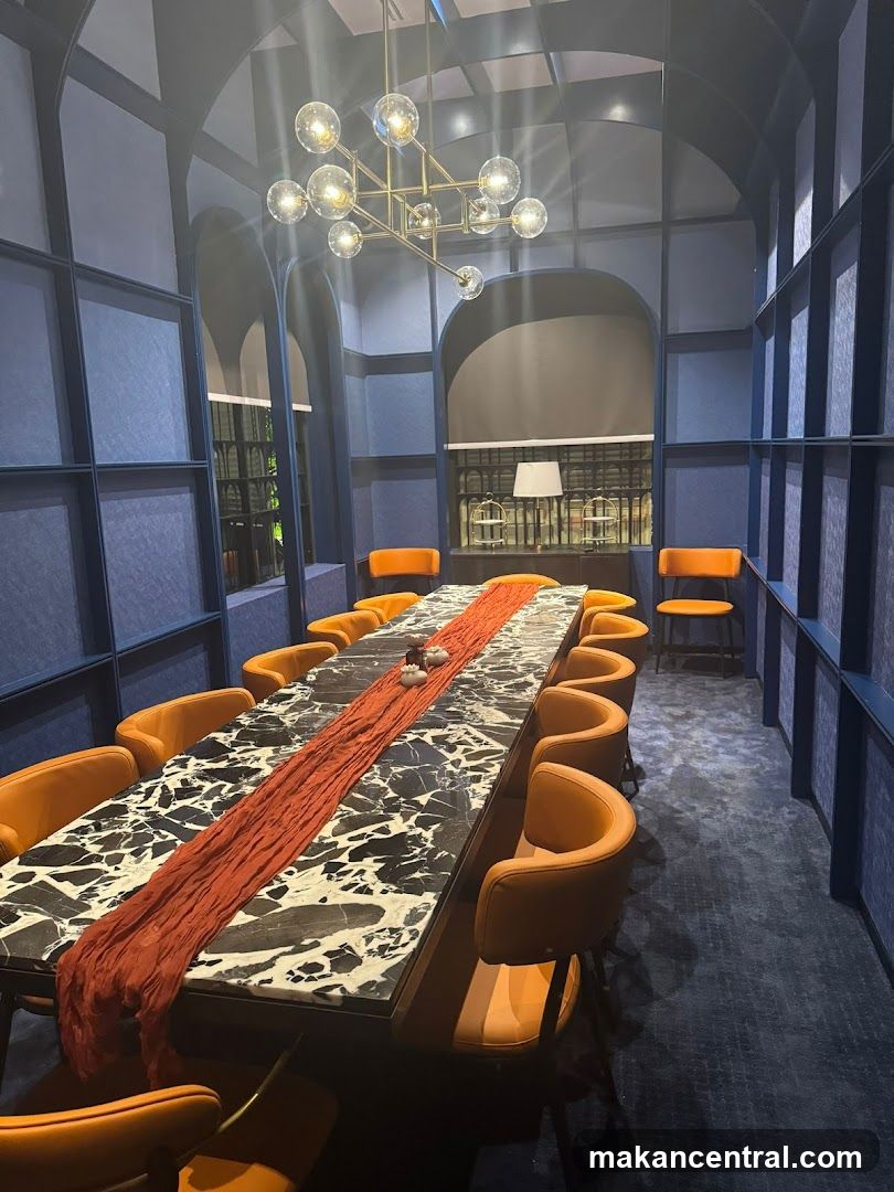 Elegant Dining Room with Long Table