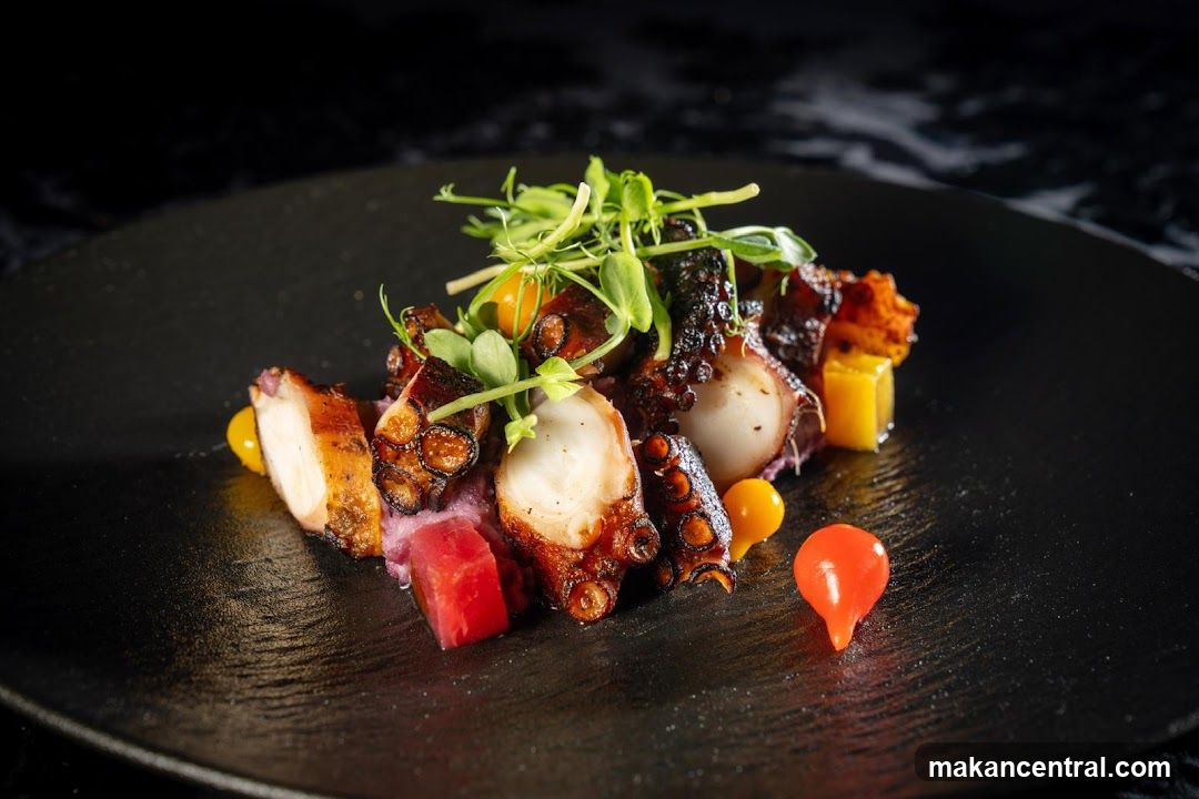 Grilled Octopus Dish
