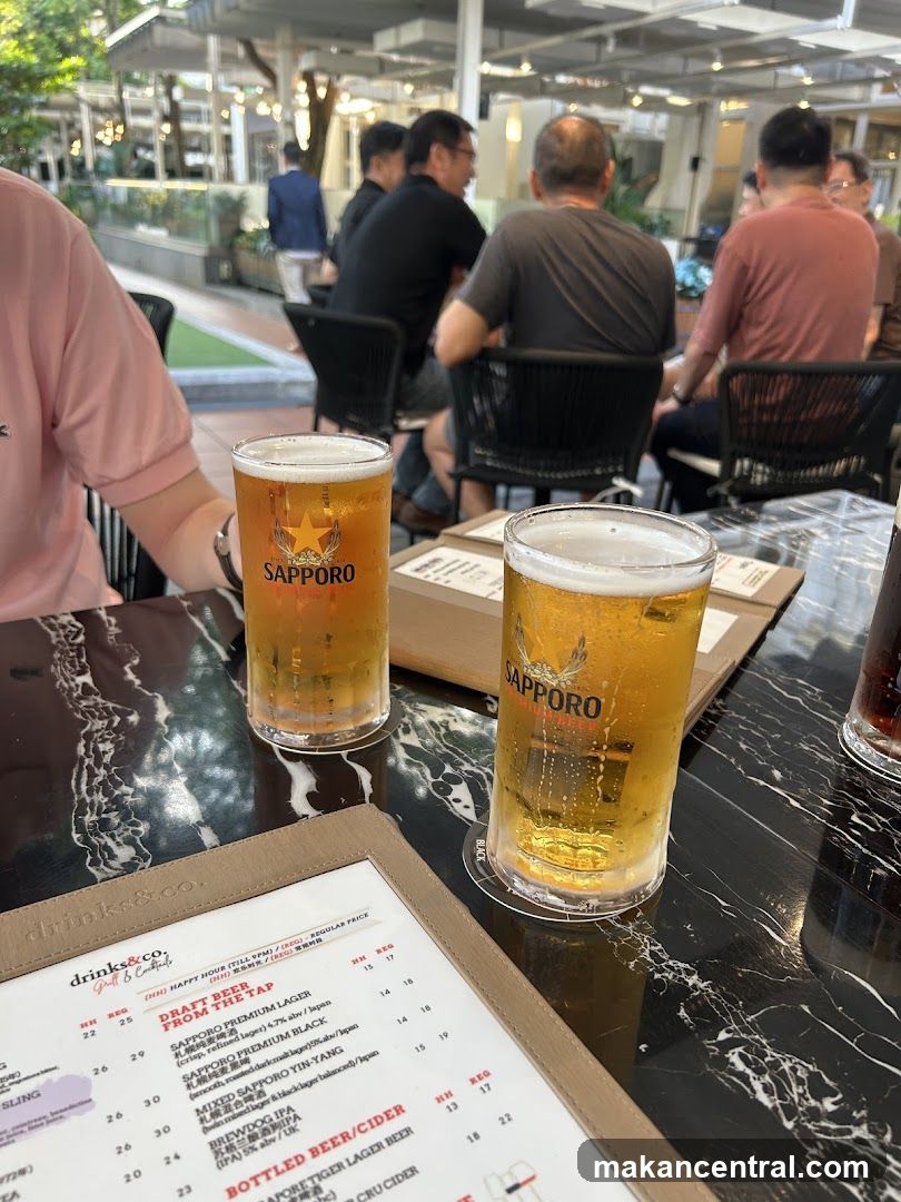 Table with Beer and Menu