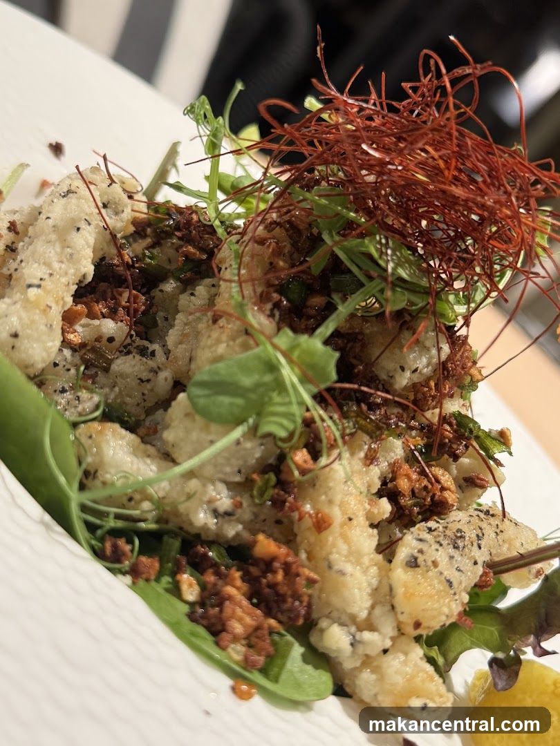 Crispy Calamari with Garnishes