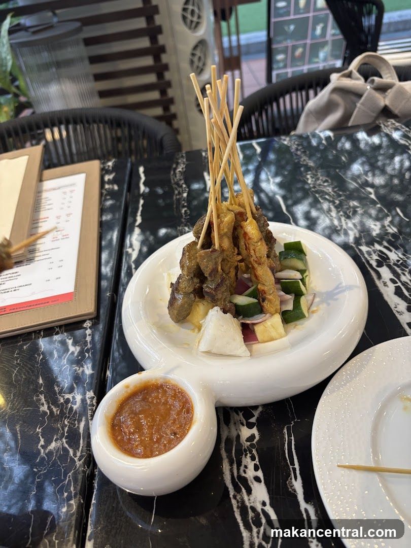 Satay Platter with Peanut Sauce