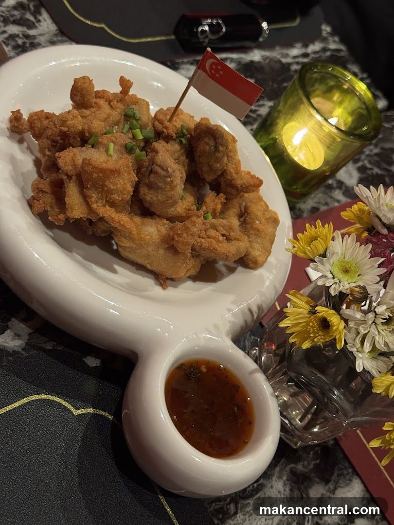 Fried Food with Dipping Sauce