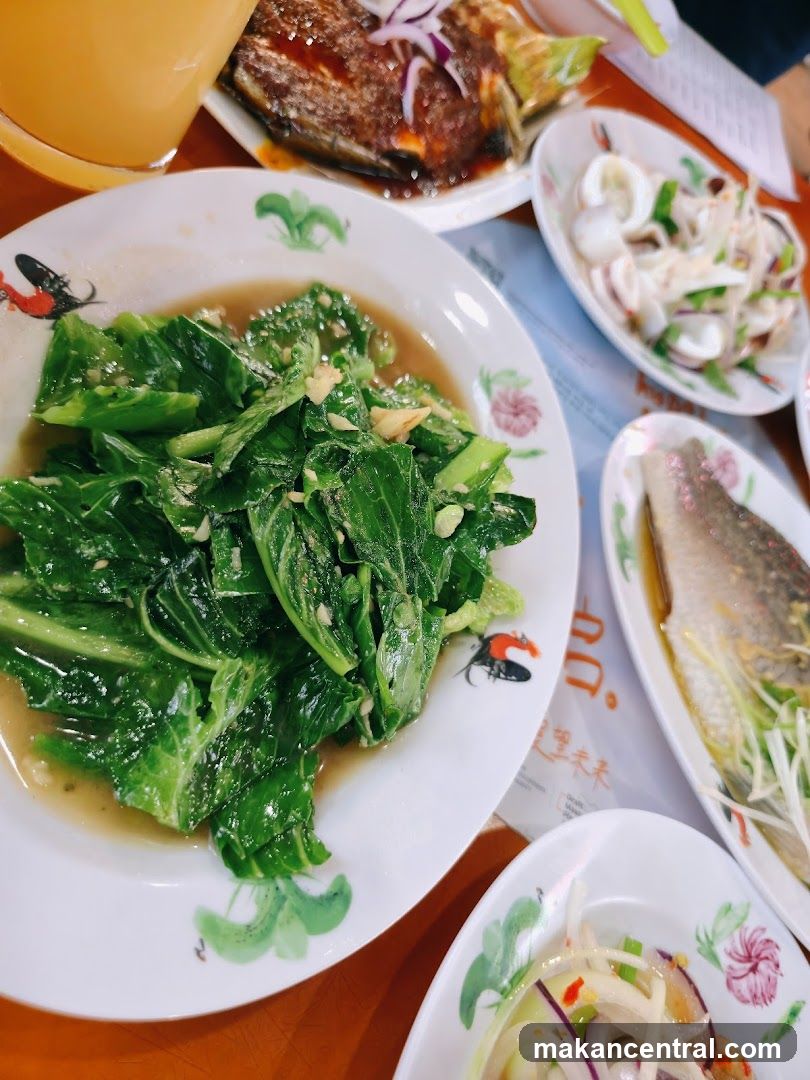 Table with various dishes