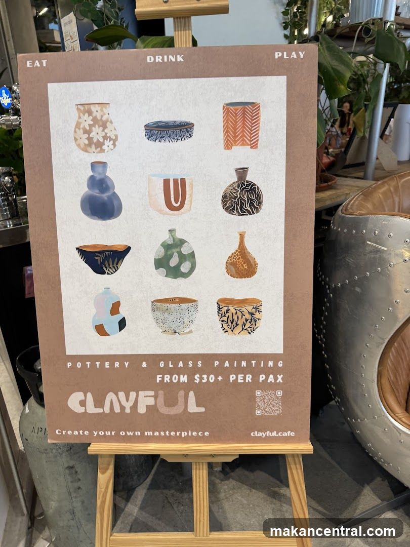 Clayful Pottery & Glass Painting