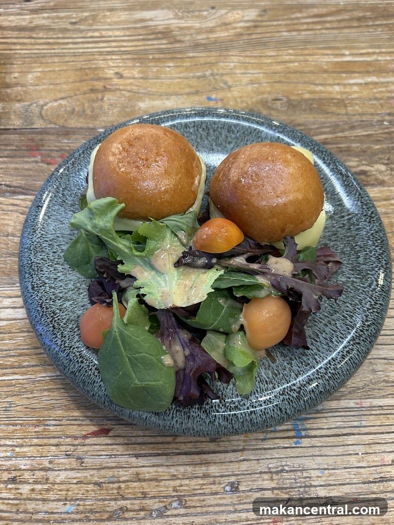 Mini Burgers with Salad