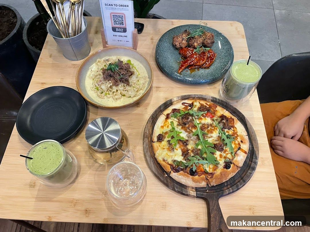 Table with Food and Drinks