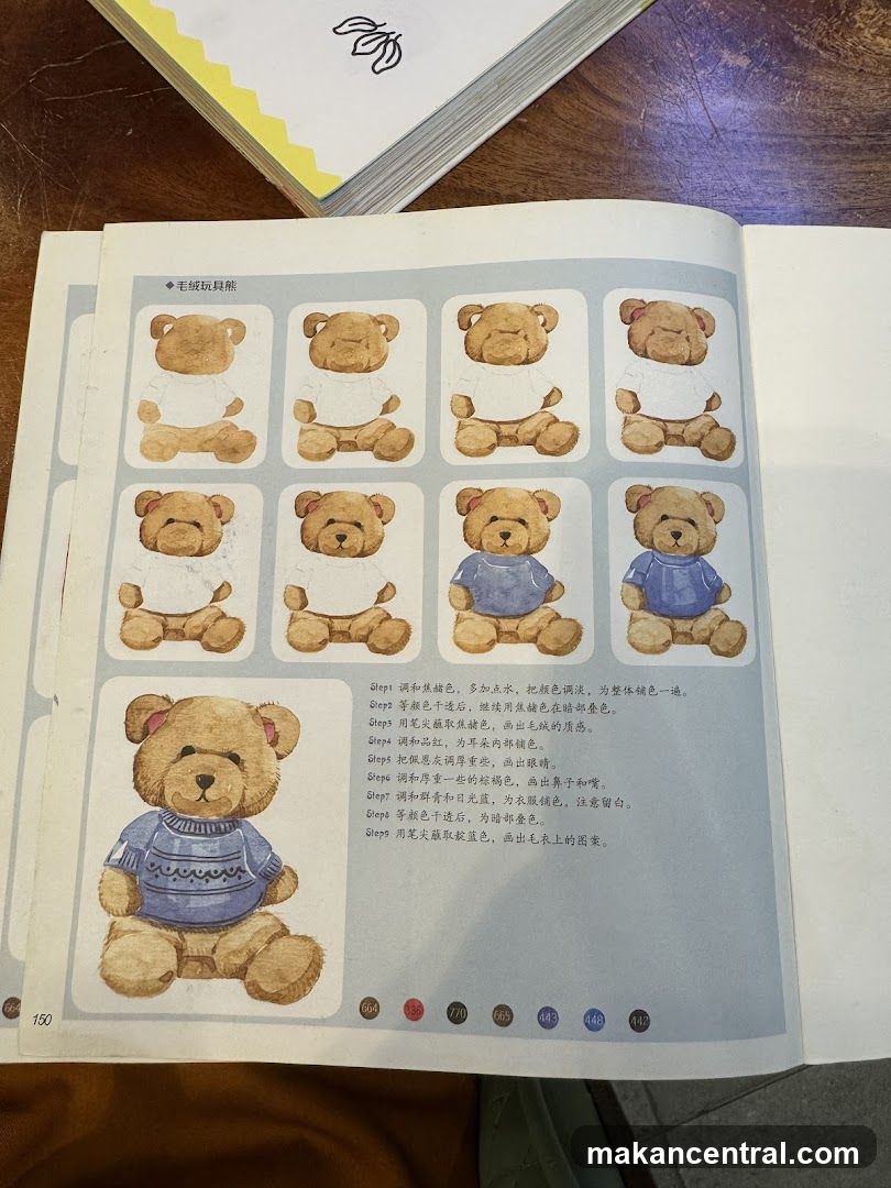 Teddy Bear Drawing Tutorial