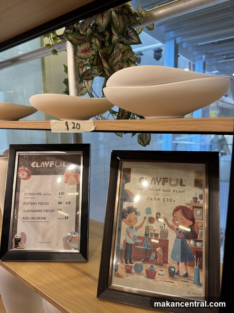 Clayful Price List and Artwork