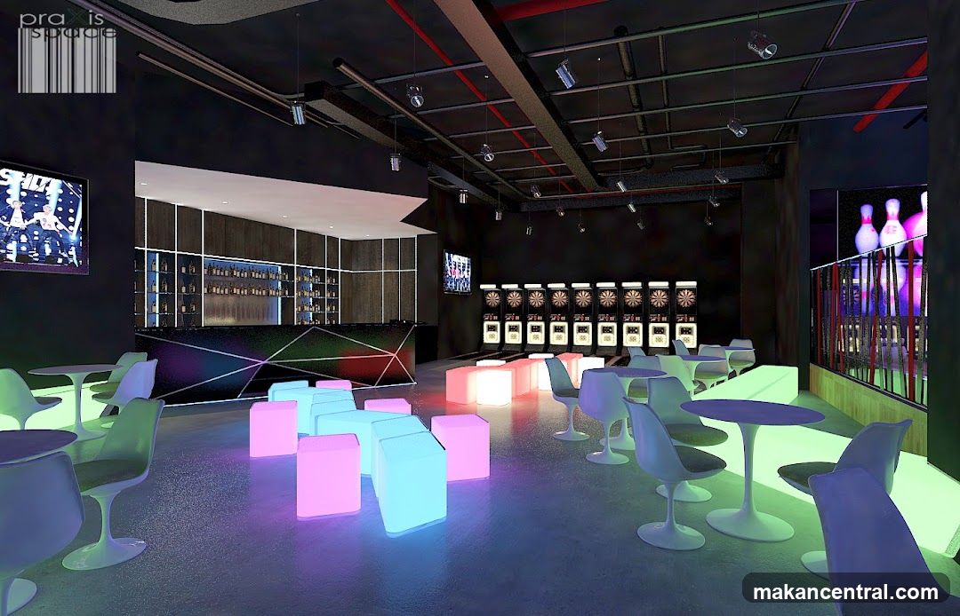 Modern Bar and Entertainment Space