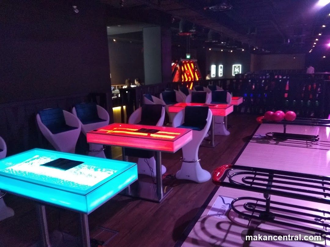 Bowling Alley with Interactive Tables