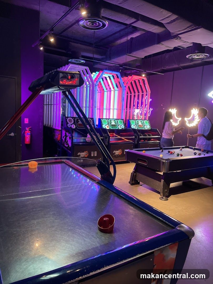Arcade Games and Pool Table