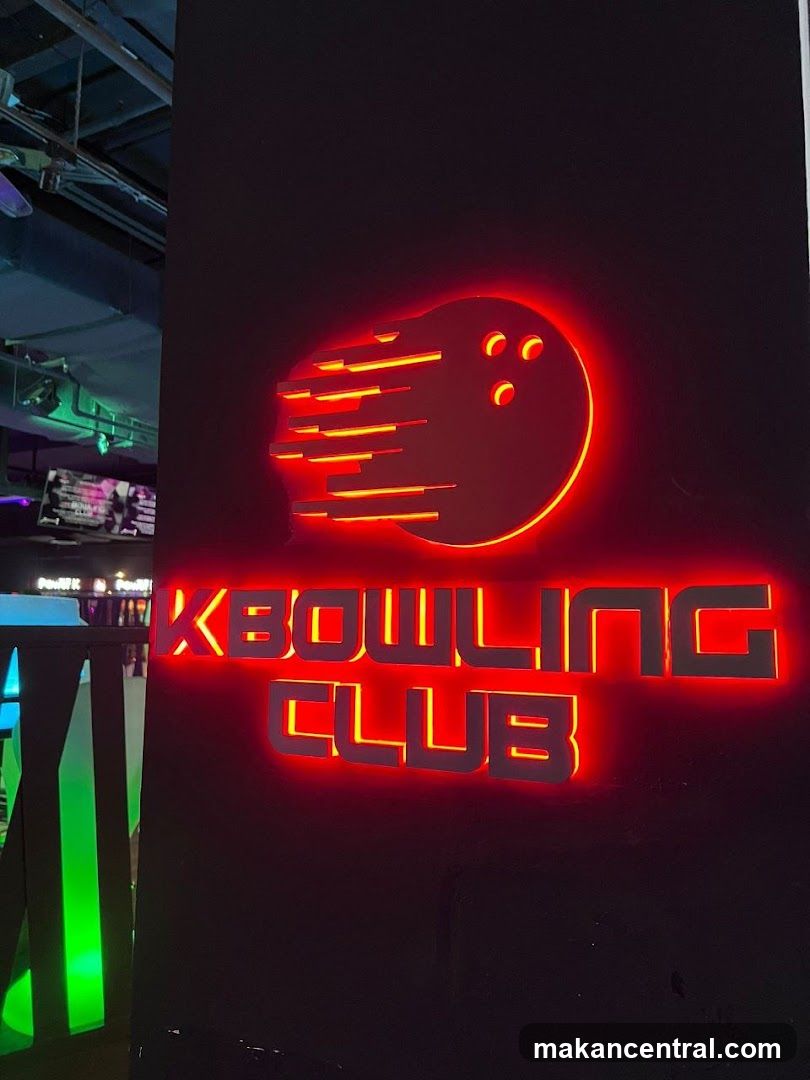 Bowling Club Sign