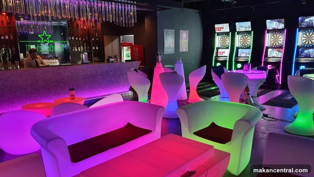 Modern Bar with Darts Area