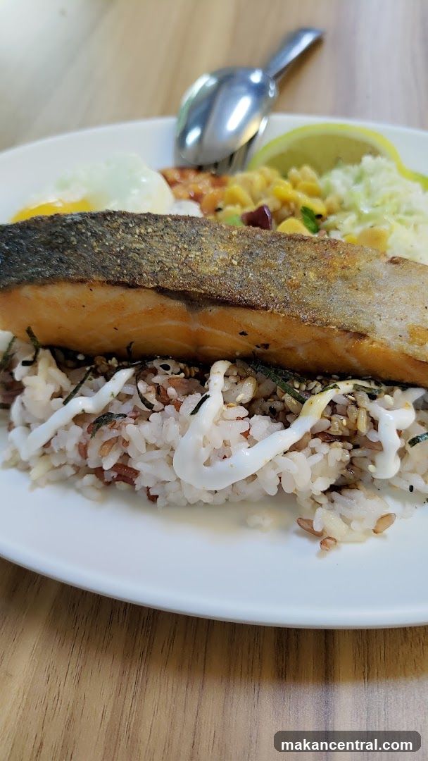 Salmon and Rice Dish