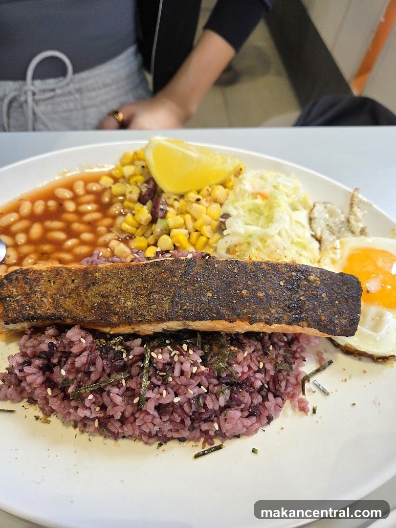 Salmon and Rice Plate