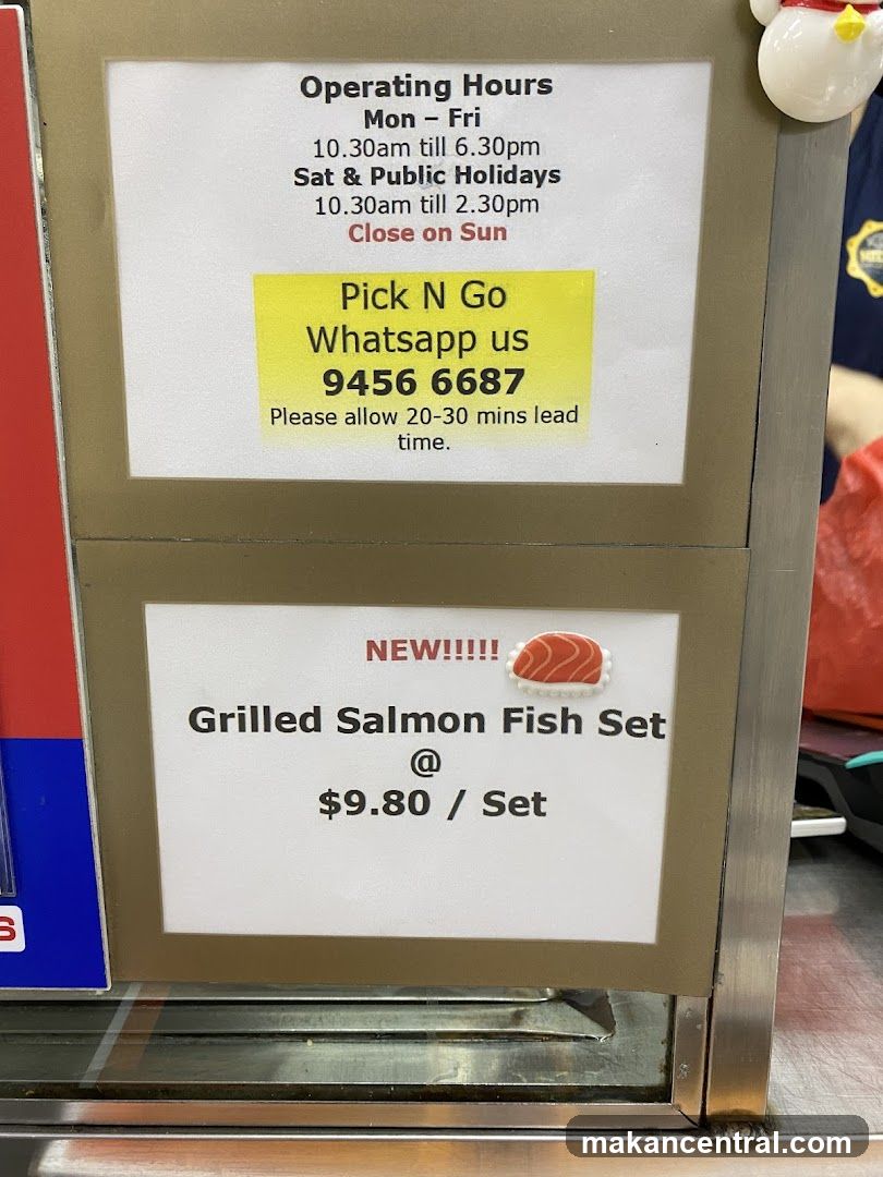 Pick N Go Operating Hours and Menu