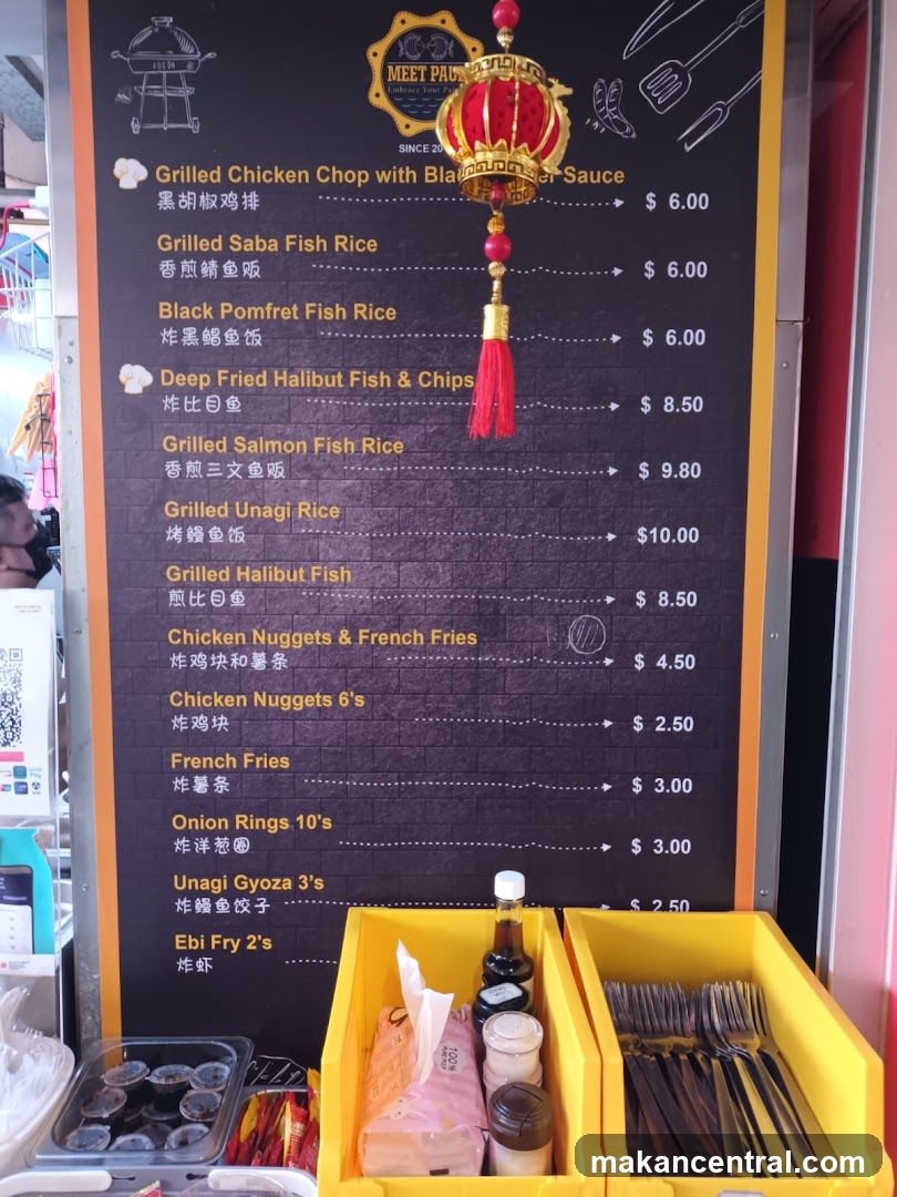 MEET PAU Menu