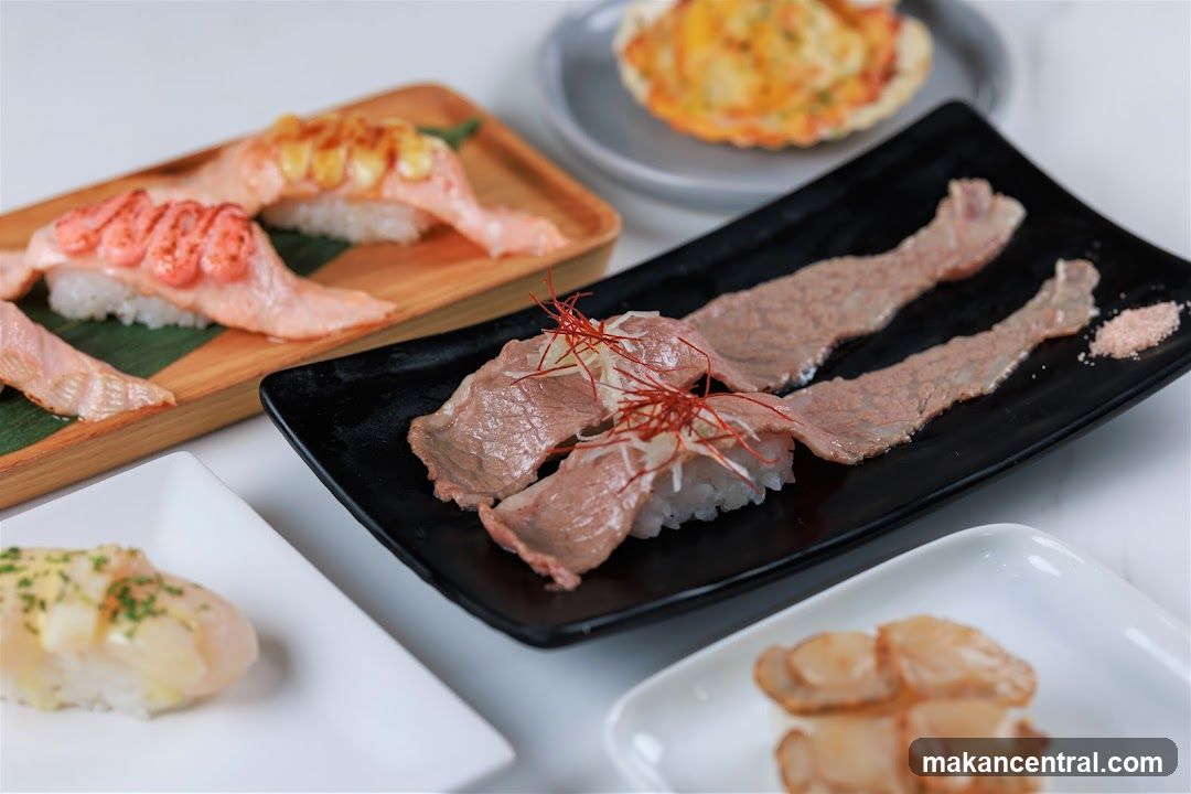 Assortment of Sushi Dishes