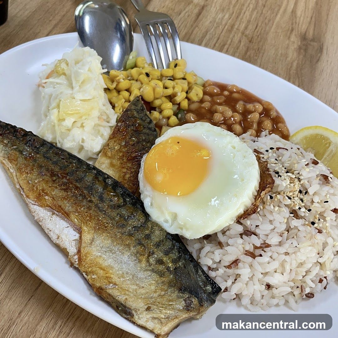 Fish and Rice Plate