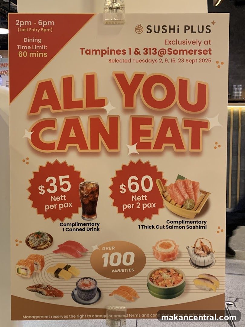 Sushi Plus All You Can Eat Promotion