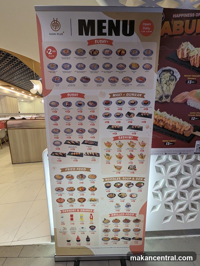 Sushi Plus Menu