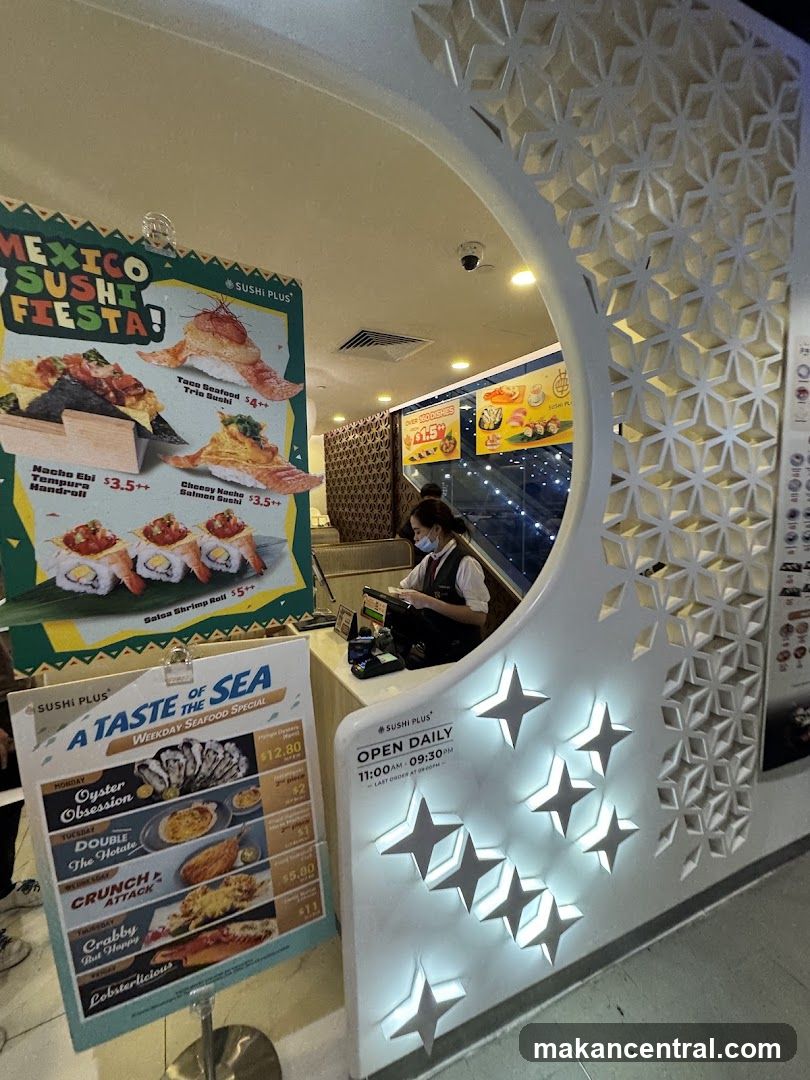 Sushi Plus Menu and Storefront