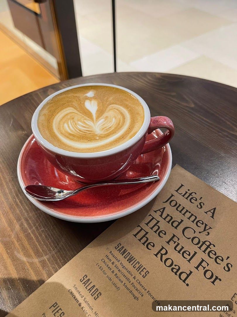 Latte with Menu