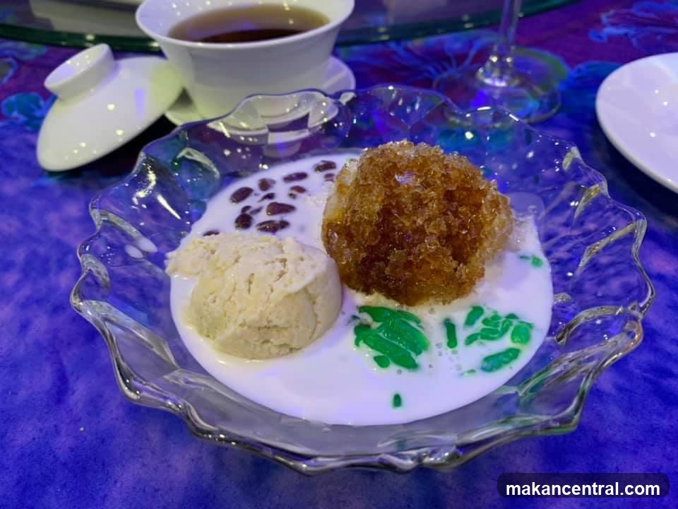 Dessert with Ice Cream and Shaved Ice