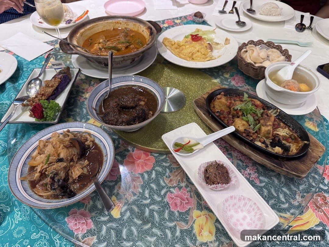 Table with various dishes