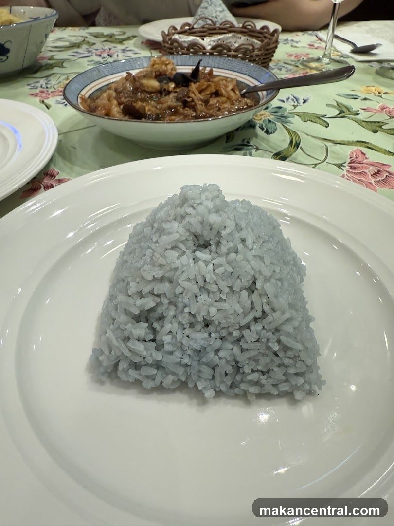 Blue Rice and Stew