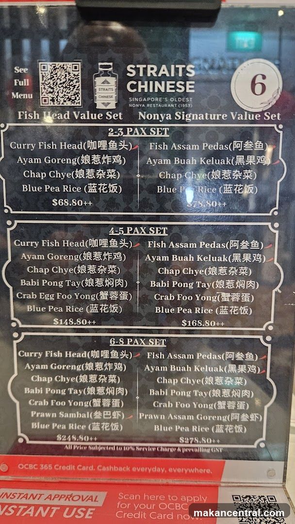 Straits Chinese Nonya Signature Value Set