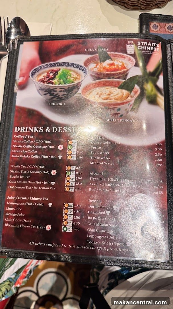 Straits Chinese Drinks & Desserts