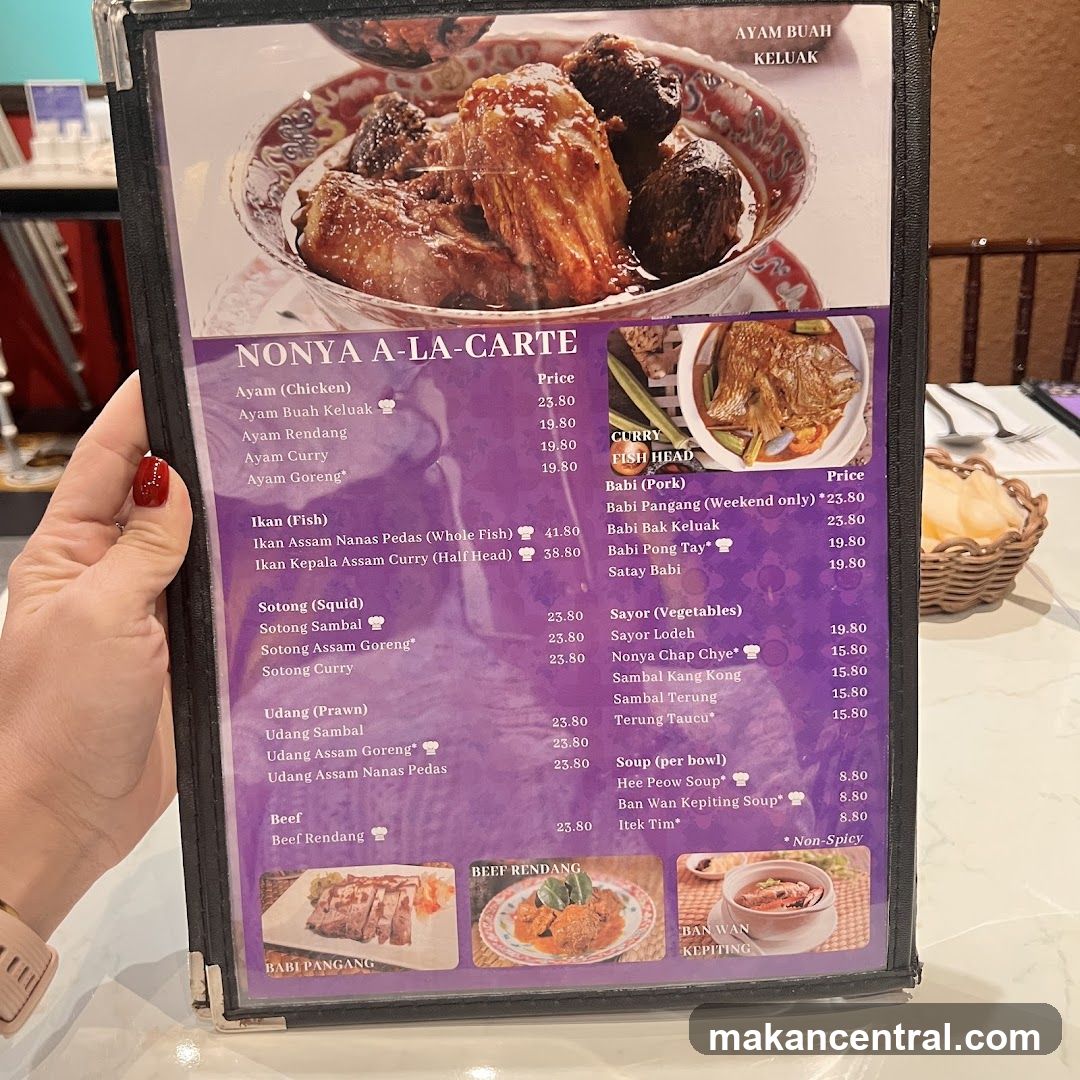 NON-YA A-LA-CARTE