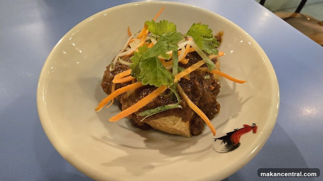 Tofu dish with sauce and vegetables
