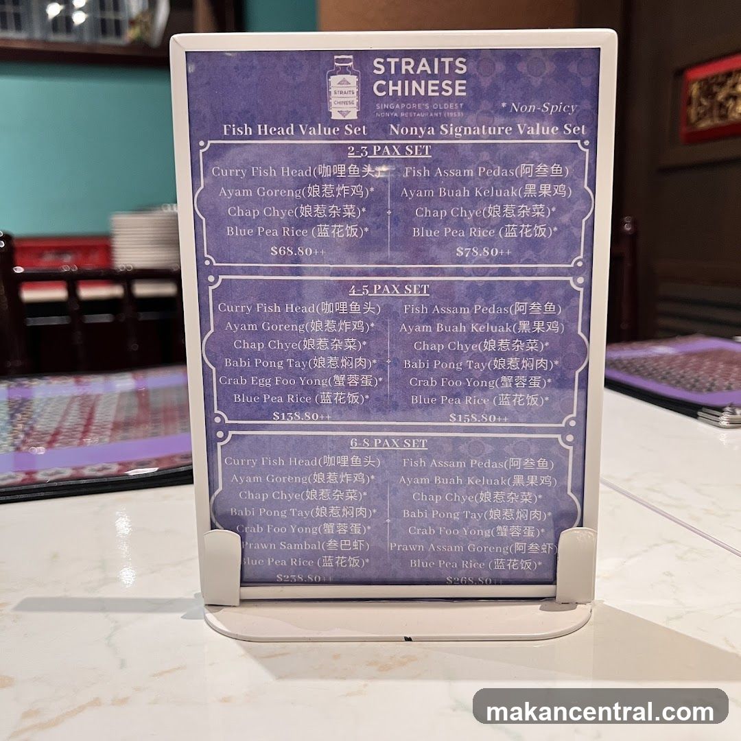 STRAITS CHINESE Nonya Signature Value Set