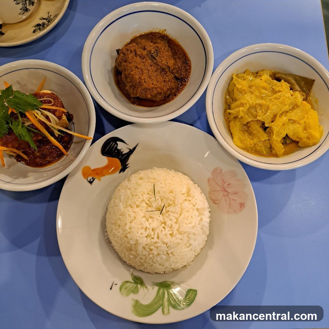 Rice with side dishes