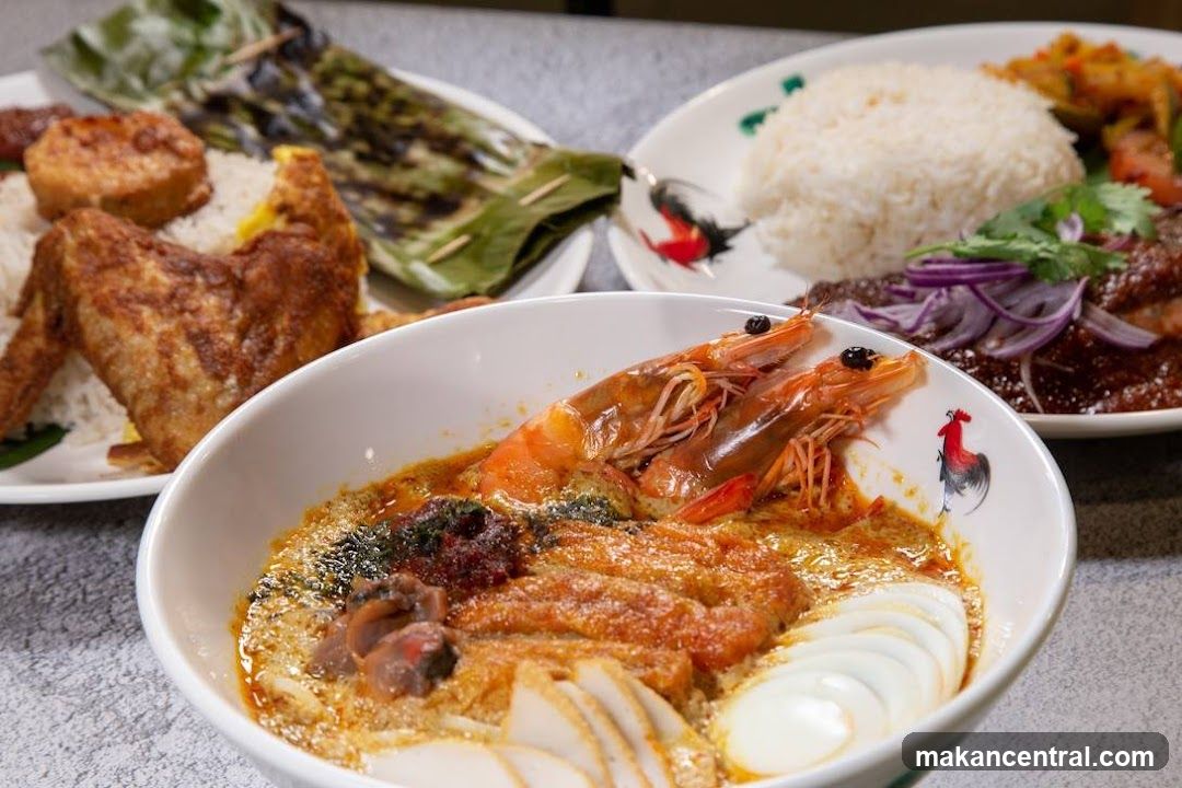 Laksa and Fried Chicken