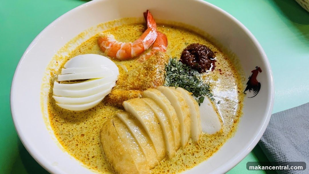 Laksa with Shrimp and Egg