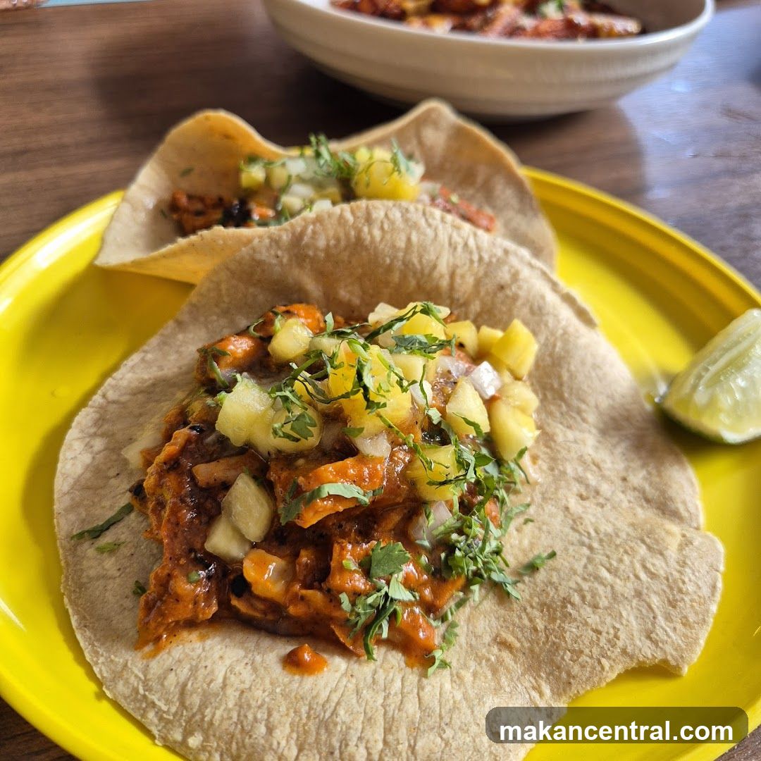 Tacos with Pineapple Salsa