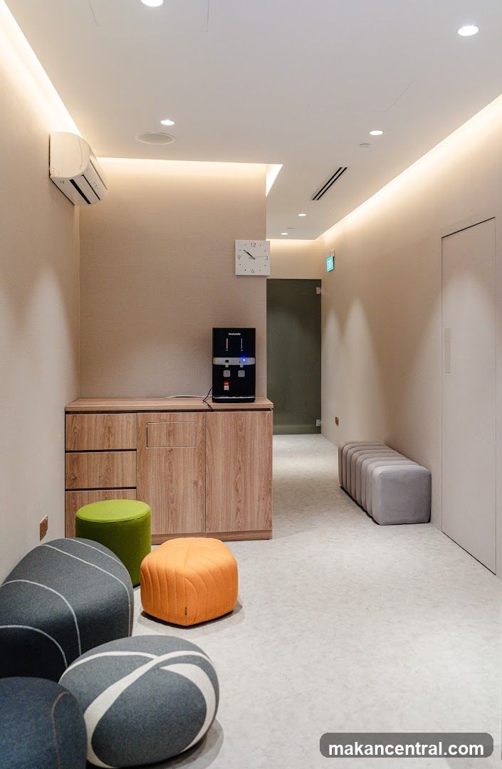 Waiting Area with Water Dispenser