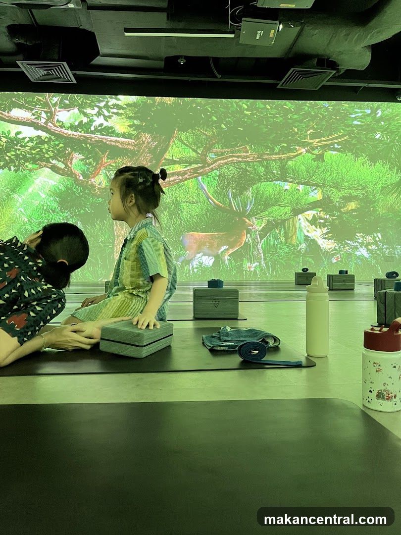 Yoga Studio with Immersive Projection
