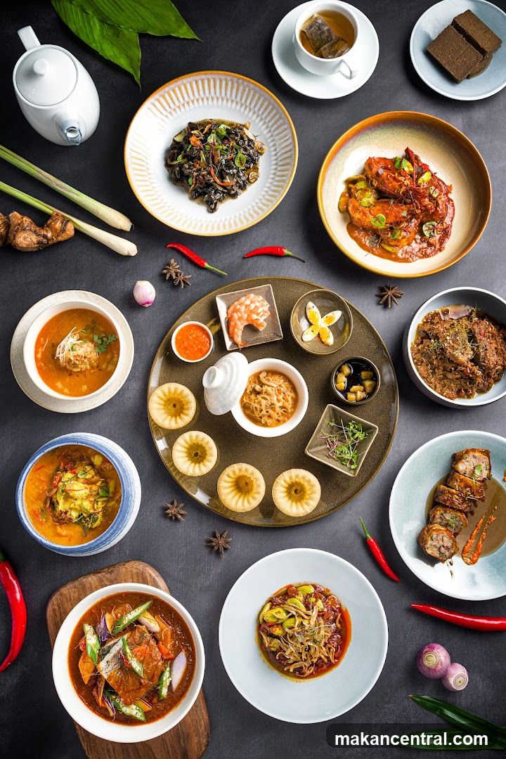 Assortment of Malaysian Dishes